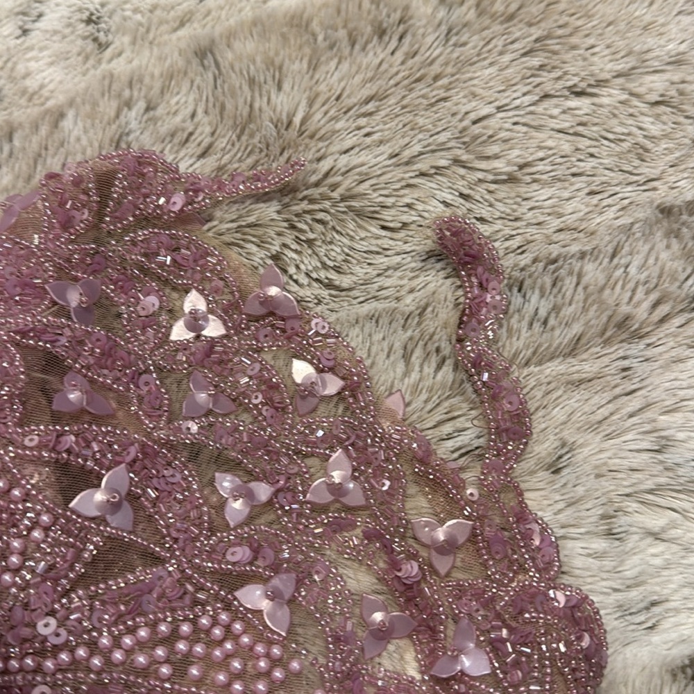 Beaded Lavender Evening gown Lilac - Picture 13 of 14